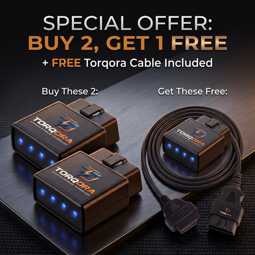 3X Torqora Pro AFM/DFM Disabler | Plug-In for GM V6 & V8, Full Cylinder Mode, OBD-II Installation